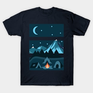 Camping Under the stars T-Shirt